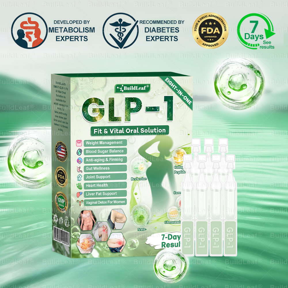 🧑⚕️DOOEKA® GLP-1 8 az 1-ben Fit & Vital Szájon át szedhető oldat – Napi egyszer, 7 nap alatt látható változás / Elhízás, szív- és érrendszeri egészség, cukorbetegség, alvási apnoe, bélrendszer egészsége, ízületi problémák és még sok más esetén