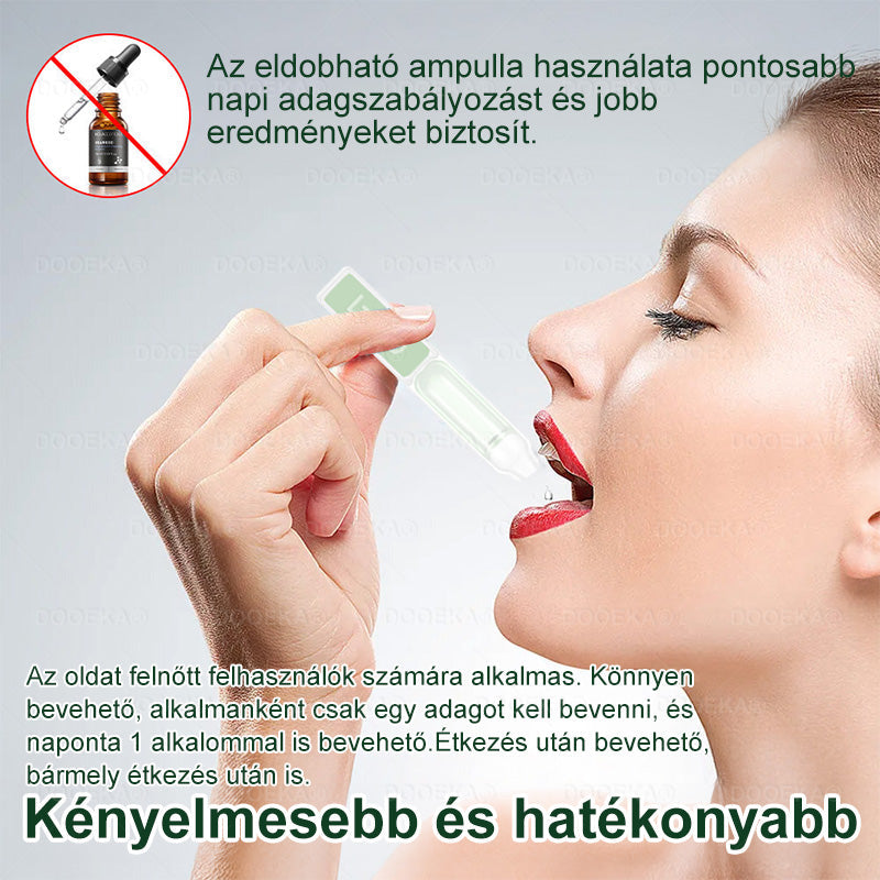 🧑⚕️DOOEKA® GLP-1 8 az 1-ben Fit & Vital Szájon át szedhető oldat – Napi egyszer, 7 nap alatt látható változás / Elhízás, szív- és érrendszeri egészség, cukorbetegség, alvási apnoe, bélrendszer egészsége, ízületi problémák és még sok más esetén