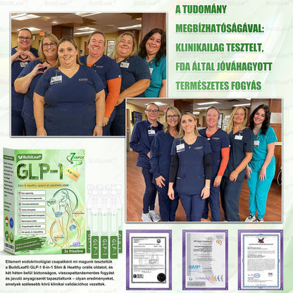 🍃BuildLeaf® GLP-1 8-az-1 Slim & Egészséges Oldat (Napi 1 adag · Eredmény 7 nap alatt),Segíti a fogyást, védi a szívet, szabályozza a cukorszintet, javítja az emésztést és az ízületeket — miközben feszesíti a bőrt és növeli az energiát.