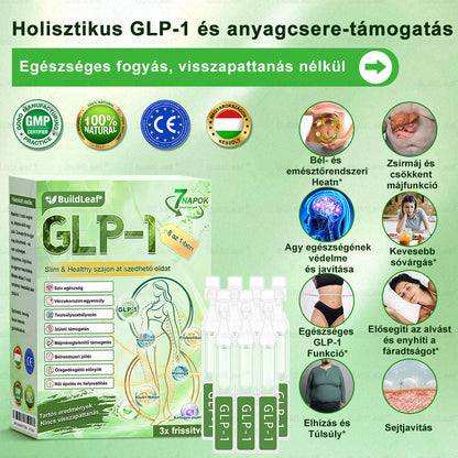 🍃BuildLeaf® GLP-1 8-az-1 Slim & Egészséges Oldat (Napi 1 adag · Eredmény 7 nap alatt),Segíti a fogyást, védi a szívet, szabályozza a cukorszintet, javítja az emésztést és az ízületeket — miközben feszesíti a bőrt és növeli az energiát.