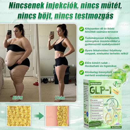 🍃BuildLeaf® GLP-1 8-az-1 Slim & Egészséges Oldat (Napi 1 adag · Eredmény 7 nap alatt),Segíti a fogyást, védi a szívet, szabályozza a cukorszintet, javítja az emésztést és az ízületeket — miközben feszesíti a bőrt és növeli az energiát.