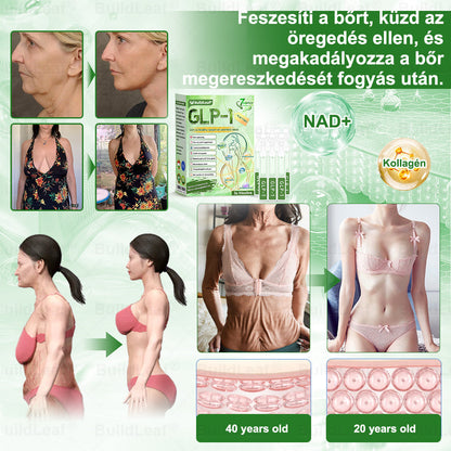 🍃BuildLeaf® GLP-1 8-az-1 Slim & Egészséges Oldat (Napi 1 adag · Eredmény 7 nap alatt),Segíti a fogyást, védi a szívet, szabályozza a cukorszintet, javítja az emésztést és az ízületeket — miközben feszesíti a bőrt és növeli az energiát.
